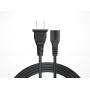 Pwr Long 6 Ft 2 Prong Polarized-Power-Cord for Vizio-LED-TV Smart-HDTV E-M-Series and Others 2 Slot Adapter-AC-Wall-Cable: IEC-60320 IEC320 C7 to NEMA 1-15P