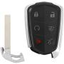 X AUTOHAUX New Replacement Keyless Entry Remote Car Key Fob 315Mhz HYQ2AB for Cadillac Escalade 2015-2020 for Cadillac Escalade ESV 2015-2020
