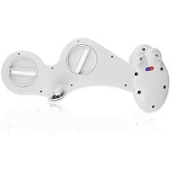 Serenelife Bathroom Bidet Seat Attachment - Fresh & Hot Water Adjustable Function with Plastic Sprayer for Full Cleaning - Standard Non-Electric Mechanical Self Clean Personal Hygiene