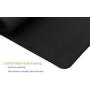 Halomy Gaming Mouse Pad - Large Desk Pad Mouse Pad with Non-Slip Natural Rubber Base, Double Weave Fabric Surface Design - Tight and Smooth, Fit Any Mouse, Keyboard and Laptop (80x30 Black)