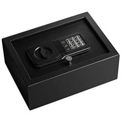 Fortress Small Drawer Safe with Electronic Lock, Black (44E10)