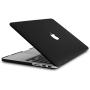 KECC Leather Case Compatible with Old MacBook Pro 15” Retina (-2015) w/Keyboard Cover + Sleeve Italian Leather Case A1398 3 in 1 Bundle (Black Leather)