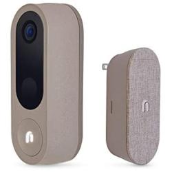 Nooie WiFi Video Doorbell Camera with Chime, Wireless Smart Camera Doorbell with 2k Resolution, Dual Band 2.4/5Ghz, Human Detection, 2-Way Audio, Built-in Siren, IP66 Waterproof, Easy Installation