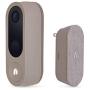 Nooie WiFi Video Doorbell Camera with Chime, Wireless Smart Camera Doorbell with 2k Resolution, Dual Band 2.4/5Ghz, Human Detection, 2-Way Audio, Built-in Siren, IP66 Waterproof, Easy Installation