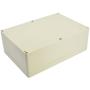 LeMotech Waterproof Dustproof IP65 ABS Plastic Junction Box Universal Electric Project Enclosure Pale Gray 10.4 x 7.2 x 3.7 inch (263 x 182 x 95 mm)