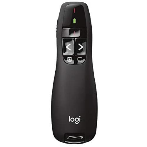 Logitech Wireless Presenter R400, Wireless Presentation Remote Clicker with Laser Pointer