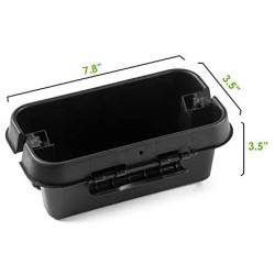 SOCKiTBOX – The Original Weatherproof Connection Box – Indoor & Outdoor Electrical Power Cord Enclosure for Timers, Extension Cables, Holiday Lights, Power Tools, Fountains & More – Size Small – Black