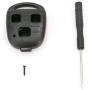 UTSAUTO Replacement For Lexus Key Fob Remote Shell Case Cover Fit For Lexus ES GS GX IS LS LX RX SC FCC-1 Pack