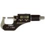 Fowler Full Warranty Xtra-Value II Electronic Micrometer with Grey Enamel Finish, 54-870-001-0, 0-1''/0-25mm Measuring Range, 0.00005''/0.001mm Resolution, 0.00016''/0.004mm Accuracy, RS-232 Output