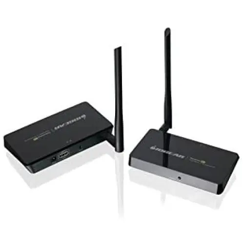 IOGEAR Wireless HDTV Plug and Play HDMI Computer/TV/Projector Audio Video Cable-Free Multi-Channel Extender KIT