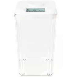 kSafe XL: Time Locking Container to limit drinking and other vices. 10.4'' inside height. (White Lid + XL Clear Base)