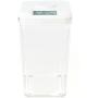 kSafe XL: Time Locking Container to limit drinking and other vices. 10.4'' inside height. (White Lid + XL Clear Base)