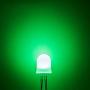 Chanzon 50 pcs 10mm RGB Multicolor Diffused LED Diode Lights Common Cathode(Frosted Round 3 Color) 4 pin Bright Lighting Bulb Lamps Electronics Components Indicator Light Emitting Diodes