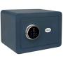 Golval EF25 Home Steel Security Safe Box, Biometric Fingerprint Quick-Access Safe with New-Gen Full Keypad Module Wide, Solid Steel Safe Strongbox for Cash,Jewelry, Guns, Valuables (Blue)