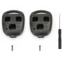 UTSAUTO Replacement For Lexus Key Fob Remote Shell Case Cover Fit For Lexus ES GS GX IS LS LX RX SC FCC-2 Pack
