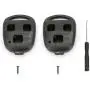 UTSAUTO Replacement For Lexus Key Fob Remote Shell Case Cover Fit For Lexus ES GS GX IS LS LX RX SC FCC-2 Pack
