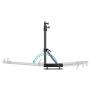 Neewer Wall Mounting Triangle Boom Arm for Photography Strobe Light, Monolight, Softbox, Umbrella, Reflector and Ring Light, Support 180 Degree Rotation, Max Length 4 Feet/125cm (Black)