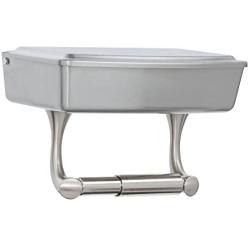 Delta Bath Toilet Paper Holder w/ Privacy Box Brushed NIckel Finish