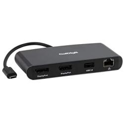 CalDigit Thunderbolt 3 Mini Dock - Bus Powered, Non Charging, 40Gbs, Dual 4K Display, USB 3.0 and Gigabit Ethernet LAN for Mac and PC, Thunderbolt 4 Compatible (Dual DisplayPort 1.2, Black)
