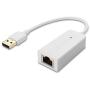 Cable Matters USB to Ethernet Adapter Supporting 10/100 Mbps Ethernet Network in White