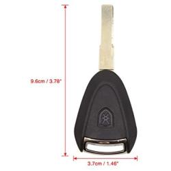 uxcell 3 Buttons Blank Key Fob Remote Control Case Shell Replacement for Porsche Boxster 987 Cayman 911 997