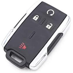 WFMJ for Chevrolet Colorado Suburban Tahoe Silverado GMC Yukon Sierra 1500 2500 HD 3500 HD Keyless Entry 4 Buttons Remote Smart Key Case Shell Fob