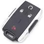 WFMJ for Chevrolet Colorado Suburban Tahoe Silverado GMC Yukon Sierra 1500 2500 HD 3500 HD Keyless Entry 4 Buttons Remote Smart Key Case Shell Fob