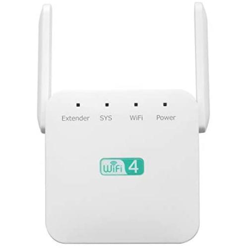 ZenBooster - WiFi Range Extender 1200Mbps Novitec, Wireless Signal Repeater Booster 2.4 & 5GHz Dual Band 4 Antennas 360° Full Coverage, Extend WiFi Signal to Smart Home Devices