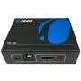 4K 1x2 HDMI Splitter by OREI - 1 Port to 2 HDMI Display Duplicate/Mirror - Powered Splitter Ver 1.4 Certified for Full HD 1080P High Resolution 3D Support (One Input To Two Outputs) - USB Powered