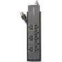 Amazon Basics 8-Outlet Power Strip Surge Protector | 4,500 Joule, 6-Foot Cord