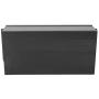 55 x 106 x 200mm Enclosure Electronic DIY Circuit Board Project Aluminum Box Cooling Case Aluminum Alloy Box, Split Type, Black/Sand SilverElectrical Boxes((sand black with bending plate))