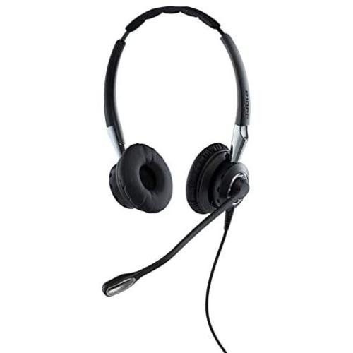 Jabra 2400 II USB DUO CC Wired Headset for Softphone with Noise Cancelling Microphone, Optimized for Unified Communication