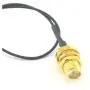 2PCS U.FL Mini PCI to RP-SMA Pigtail Antenna WiFi Cable 6‘’