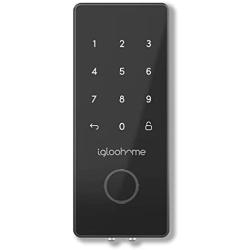 Igloohome Smart Electronic Deadbolt 2S, Grant & Control Remote Access with Pin Code - Touch Screen Keypad with Built-in Alarm - Bluetooth Enabled Works Offline (Metal Grey)
