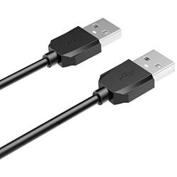 Havit 2-Feet USB 2.0 Type A Male to Type A Male Cable, Black (1pack)