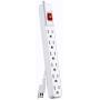 CyberPower GS60304 Power Strip 6-Outlets 3-Foot Cord White