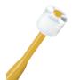 Brilliant Baby Toothbrush by Baby Buddy - for Ages 4-24 Months, BPA Free Super-Fine Micro Bristles Clean All-Around Mouth, Kids Love Them, Yellow, 1 Count