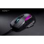 ROCCAT Kone AIMO Gaming Mouse (High Precision, Optical Owl-Eye Sensor (100 to 16.000 DPI), RGB Aimo LED Illumination, 23 Programmable Keys, Designed in Germany) Black (Remastered)