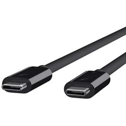 Belkin Thunderbolt 3 Cable, 100 Watts (6.5 Feet/ 2 Meters) - F2CD085bt2M-BLK