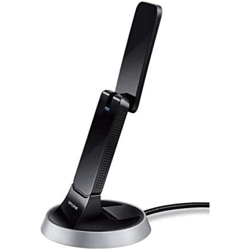 TP-Link AC1900 USB WiFi Adapter for PC(Archer T9UH)- Dual Band Wireless Network Dongle for Desktop with 2.4GHz/5GHz High Gain Antennas, Supports Windows 10/8.1/8/7, Mac OS