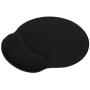 Mouse Pads for Computers Ergonomic Memory Foam Nonslip Plain Black Wrist Support--Lightweight Rest Mousepad for Office,Gaming,Computer, Laptop & Mac,Pain Relief,at Home Or Work (Plain Black)