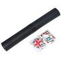 Customizable Desk Mat PU Leather Pad Protector 31.5”x15.7 with 100 Graffiti Stickers UPHORIA Desk Blotters for Home Office Work Gaming, Medium for Girls Boys Adults Computer Laptop Study writing BLACK