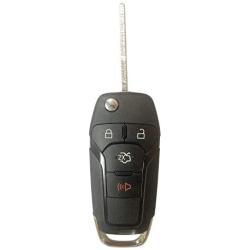 Replacement For 4 Button 2013 2014 2015 2016 Ford Fusion Keyless Entry Remote Flip Key Fob 164-R7986 N5F-A08TAA;by AUTO KEY MAX (SINGLE)