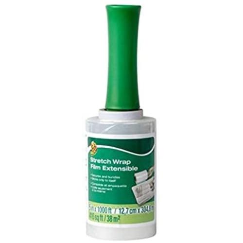 Duck Brand Stretch Wrap Roll, Clear, 5 inches by 1000 feet, 285849, Pack of 1