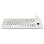 CHERRY G84 UltraSlim Keyboard w/Trackball (International), Light Gray - 83 Key