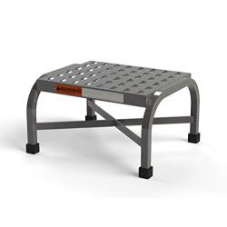 EGA Products Step Stool [Made in USA], Perforated Tread, Welded, OSHA Compliant, 16''x14'' Platform, Heavy Duty 350 lbs. Capacity, 10.5'' Tall