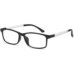 VVDQELLA Blue Light Blocking Glasses, Computer Reading Glasses for UV Protection Anti Eyestrain TR90 Lightweight Frame Women & Men (3.00x)