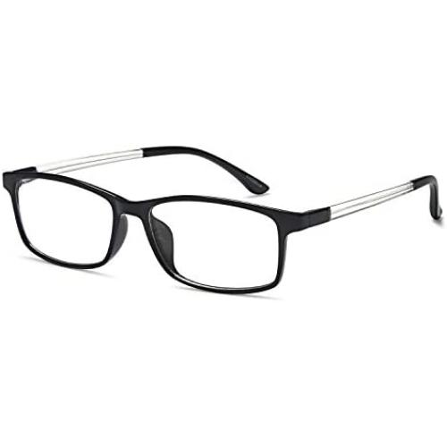 VVDQELLA Blue Light Blocking Glasses, Computer Reading Glasses for UV Protection Anti Eyestrain TR90 Lightweight Frame Women & Men (3.00x)