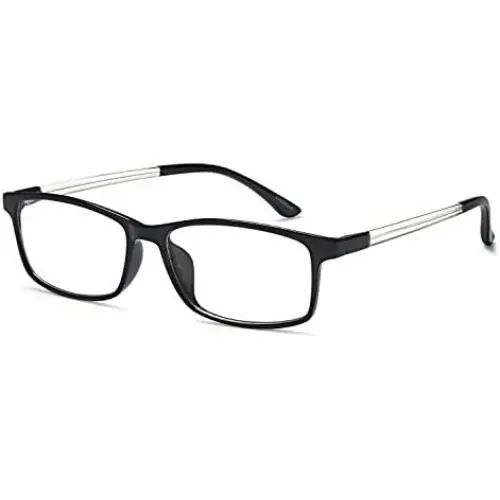 VVDQELLA Blue Light Blocking Glasses, Computer Reading Glasses for UV Protection Anti Eyestrain TR90 Lightweight Frame Women & Men (3.00x)