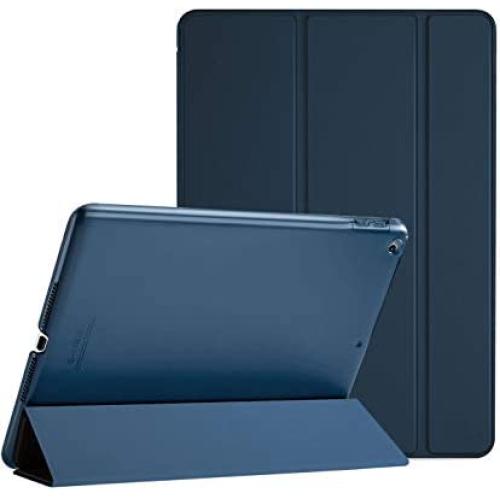 ProCase iPad 9.7 Case (Old Model) 2018 iPad 6th Generation / 2017 iPad 5th Generation Case - Ultra Slim Lightweight Stand Case with Translucent Frosted Back Smart Cover for iPad 9.7 Inch –Navy